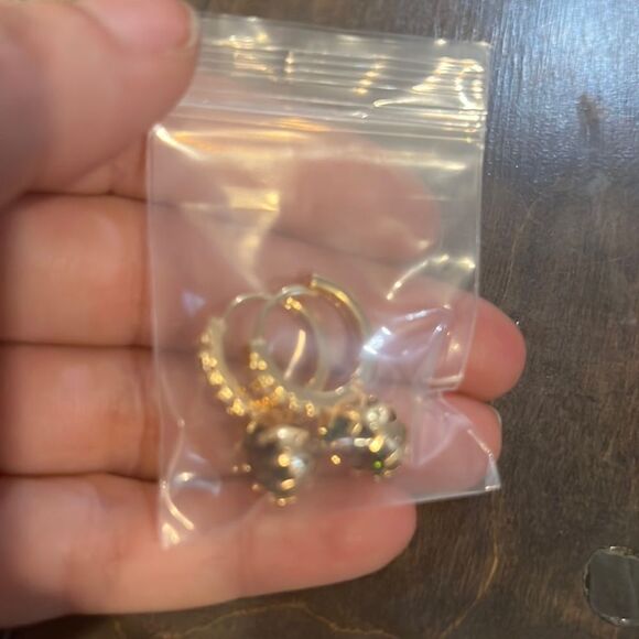 18K Gold Filled Mystical Topaz CZ Zircon Earrings - Picture 6 of 14